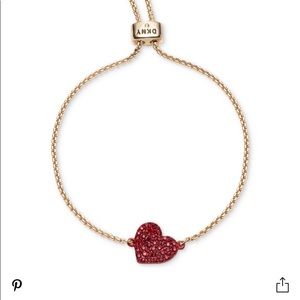 Dkny Heart necklace with Heart braclet